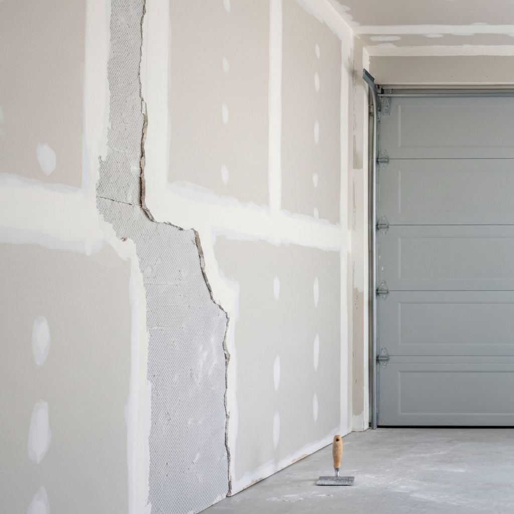 Garage Drywall Patch